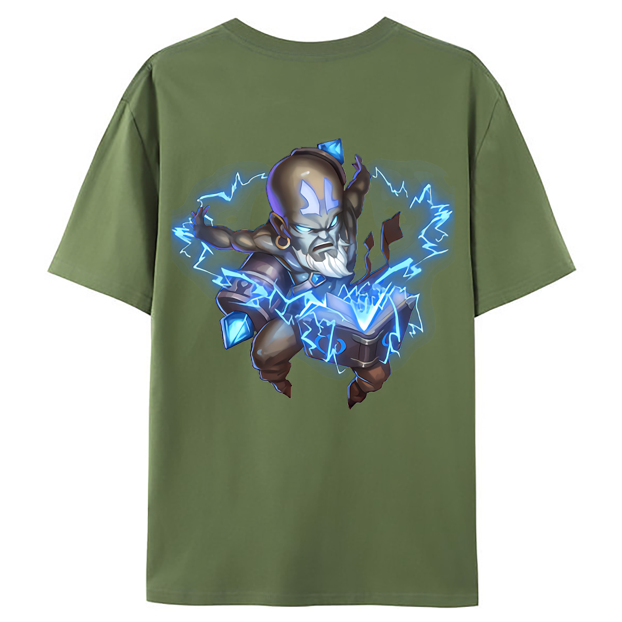 （画像用） リーグ・オブ・レジェンド League of Legends LOL 綿100％ メンズ半袖Tシャツ（バックプリント） 通気性